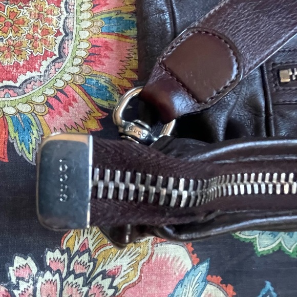 Gucci Dark Brown Leather Crossbody Bag - Picture 11 of 13